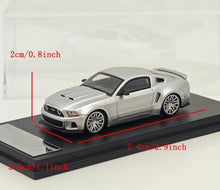 Load image into Gallery viewer, DCM 1:64 Silver 2014 Mustang GT Sports Model Diecast Metal Car New Collection
