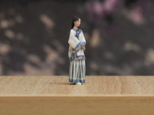 Load image into Gallery viewer, 1:64 Painted Figure Model Miniature Resin Diorama Sand Girl Qipao Vtintage Lady
