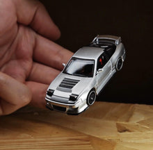 Load image into Gallery viewer, MT 1:64 Silver Silvia S13 180SX Spirit REI Sports Model Diecast Metal Car New Collection
