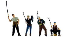 Load image into Gallery viewer, 1:64 Painted Figure Mini Model Miniature Resin Diorama Go Fishing Fisherman Toy
