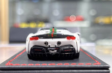 Load image into Gallery viewer, U2 1:64 White SF90 Stradale Coupe Hard Top Sports Model Diecast Resin Car New Collection
