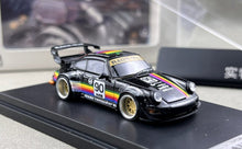Load image into Gallery viewer, SW 1:64 Black RWB 964 #90 Classic Sports Model Diecast Metal Car New Collection
