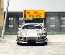 Load image into Gallery viewer, MINIGT 1:64 Gray Supra A80 Veilside Combat Sports Model Diecast Metal Car BN
