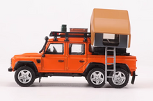 Load image into Gallery viewer, GCD 1:64 Orange ORV Defender 6x6 Camper Tent SUV Model Diecast Metal Car New

