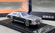 Load image into Gallery viewer, TC 1:64 1985 Silver Black Seville Elegante Sports Model Diecast Metal Car New Collection
