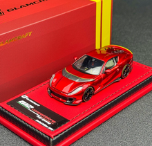 Load image into Gallery viewer, GLAMCRAFT 1:64 Red 812C Sports Open Model Diecast Metal Car New Collection
