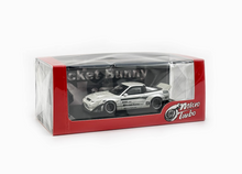Load image into Gallery viewer, MT 1:64 Pearl White Silvia S13 180SX Rocket Bunny Model Diecast Metal Car New Collection
