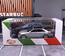 Load image into Gallery viewer, King 1:64 Silver S65L AMG W222 V12 Sedan Sports Model Diecast Metal Car New Collection
