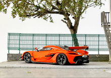 Load image into Gallery viewer, CM 1:64 Orange Jesko Racing Sports Model Diecast Metal Car BN
