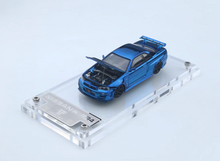 Load image into Gallery viewer, Timetop 1:64 Blue Carbon Skyline GTR R34 Z-Tune Model Diecast Metal Car New Collection
