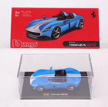 Load image into Gallery viewer, Bburago 1:43 Blue Monza SP2 Racing Sports Model Diecast Metal Car Box New
