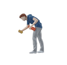 Load image into Gallery viewer, 1:64 Painted Figure Mini Model Toy Miniature Car Scenes Resin Car Wash Boy Man
