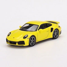 Load image into Gallery viewer, MINIGT 1:64 Yellow 911 Turbo S Racing Sports Model Toy Metal Car 497
