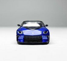 Load image into Gallery viewer, Tarmac 1:64 Blue VeilSide FFZ400 Fairlady Z Sports Model Diecast Metal Car New Collection
