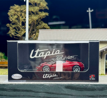 Load image into Gallery viewer, LCD 1:64 Red Carbon Utopia Roadster Sports Model Diecast Metal Car New Collection
