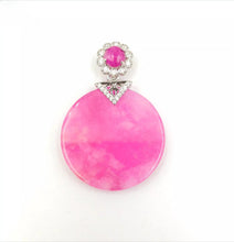 Load image into Gallery viewer, Nature Jade Round Pendant Necklace Gift For Woman Jewelry charm Blessing Lucky S

