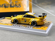 Load image into Gallery viewer, ZJWJ 1:64 Yellow RWB 993 Kayak Sports Model Diecast Metal Car New Collection
