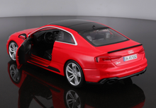 Load image into Gallery viewer, Bburago 1:24 Red RS5 Coupe Racing Sports Model Toy Diecast Metal Car Box BN
