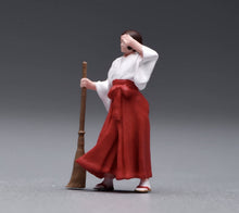 Load image into Gallery viewer, 1:64 Painted Figure Model Miniature Resin Sand Diorama Japanese Girl Woman Lady
