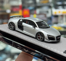 Load image into Gallery viewer, GRYNING 1:64 Silver R8 GT Racing Sports Model Diecast Resin Car New Collection
