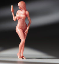 Load image into Gallery viewer, 1:64 Painted Unpainted Figure Model Miniature Resin Diorama Sand Selfie Beauty
