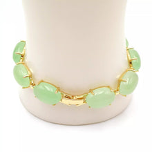 Load image into Gallery viewer, Nature Jade Beaded Bracelet Jewelry Blessing Lucky Fortune Gift For Her Green u
