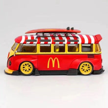 Load image into Gallery viewer, LF 1:64 Red VW T1 Van Camper RWB Kombi Sports Model Diecast Metal Car New
