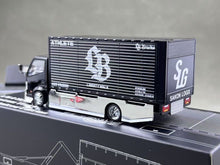 Load image into Gallery viewer, MT 1:64 AIT Black LB H300 Box Truck Custom Sports Model Diecast Metal Car New Collection
