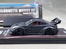 Load image into Gallery viewer, Inno 1:64 Black Carbon GTR R35 LBWK Sports Model Diecast Metal Car New Collection
