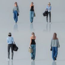 Load image into Gallery viewer, 1:64 Painted Figure Model Miniature Resin Diorama Sand Toy Trendy Woman Fashion
