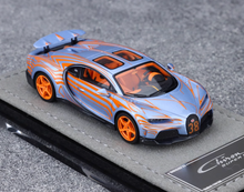 Load image into Gallery viewer, HH 1:64 Blue Orange Chiron Super Sports 300+ Model Diecast Resin Car BN
