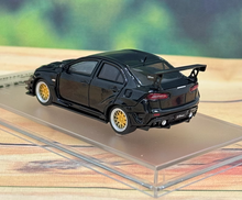 Load image into Gallery viewer, CM 1:64 Black JDM Evolution EVO Lancer 10 X Sports Model Diecast Metal Car New
