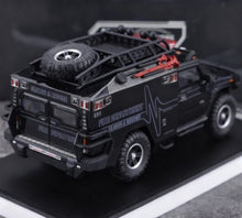 Load image into Gallery viewer, MK 1:64 HEC Black H2 Fire Dep. Rescue Vehicle ORV Model Diecast Metal Car New Collection
