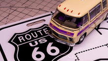 Load image into Gallery viewer, MK 1:64 Yellow HEC GMC Motor Home Road Trip RV Van Model Diecast Resin Car New Collection
