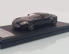 Load image into Gallery viewer, MJ 1:64 Black One-77 V12 Coupe Super Racing Sports Model Diecast Metal Car New Collection
