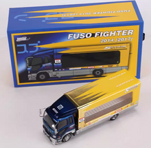 Load image into Gallery viewer, GCD 1:64 Plating Blue Spoon Fuso Fighter Truck Model Diecast Metal Car New Collection
