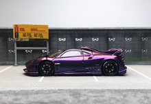 Load image into Gallery viewer, CM 1:64 Purple Imola Super Racing Sports Model Diecast Metal Car
