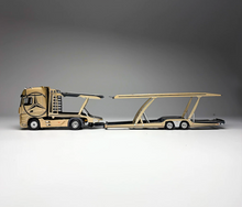 Load image into Gallery viewer, GCD 1:64 Gold Actros Gigaspace 4x2 Trailer Truck Model Diecast Metal Car New Collection
