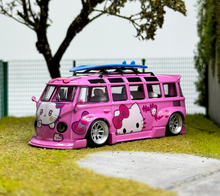 Load image into Gallery viewer, LMLF 1:64 Pink VW T1 RWB Van Bus Camper Kombi Model Diecast Metal Car New Collection
