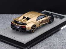 Load image into Gallery viewer, HH 1:64 Black Gold Chiron Super Sports Model Diecast Resin Car New Collection

