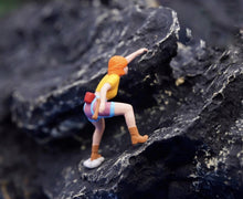 Load image into Gallery viewer, 1:64 Painted Figure Model Miniature Resin Diorama Sand Hiker Climber Backpacker New Collection
