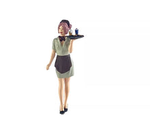 Load image into Gallery viewer, 1:64 Painted Figure Mini Model Miniature Resin Diorama Set Father Son Cafe Scene
