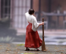 Load image into Gallery viewer, 1:64 Painted Figure Model Miniature Resin Sand Diorama Japanese Girl Woman Lady
