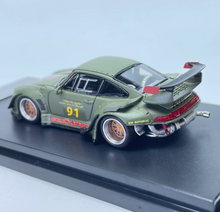 Load image into Gallery viewer, SW 1:64 Matte Green RWB 911 993 #91 Sports Model Diecast Metal Car New Collection

