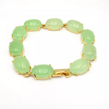 Load image into Gallery viewer, Nature Jade Beaded Bracelet Jewelry Blessing Lucky Fortune Gift For Her Lime e
