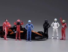 Load image into Gallery viewer, 1:64 Painted Figure Model Miniature Resin Diorama Toy Sand Racing Driver Racer
