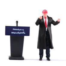 Load image into Gallery viewer, 1:64 Painted Figure Model Miniature Resin Diorama Sand Cap Coat Suit Man Rostrum New Collection
