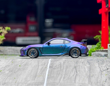 Load image into Gallery viewer, CM 1:64 Purple BRZ Varis Couple Sports Model Diecast Metal Car New Collection

