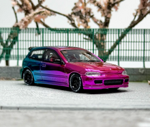Load image into Gallery viewer, SW 1:64 JDM Purple EG6 Civic SIR Hatchback Sport Model Diecast Metal Car New Collection
