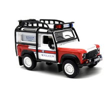 Load image into Gallery viewer, 1:76 HK Police Defender 90 SUV Off Road Classic Model Diecast Metal Car
